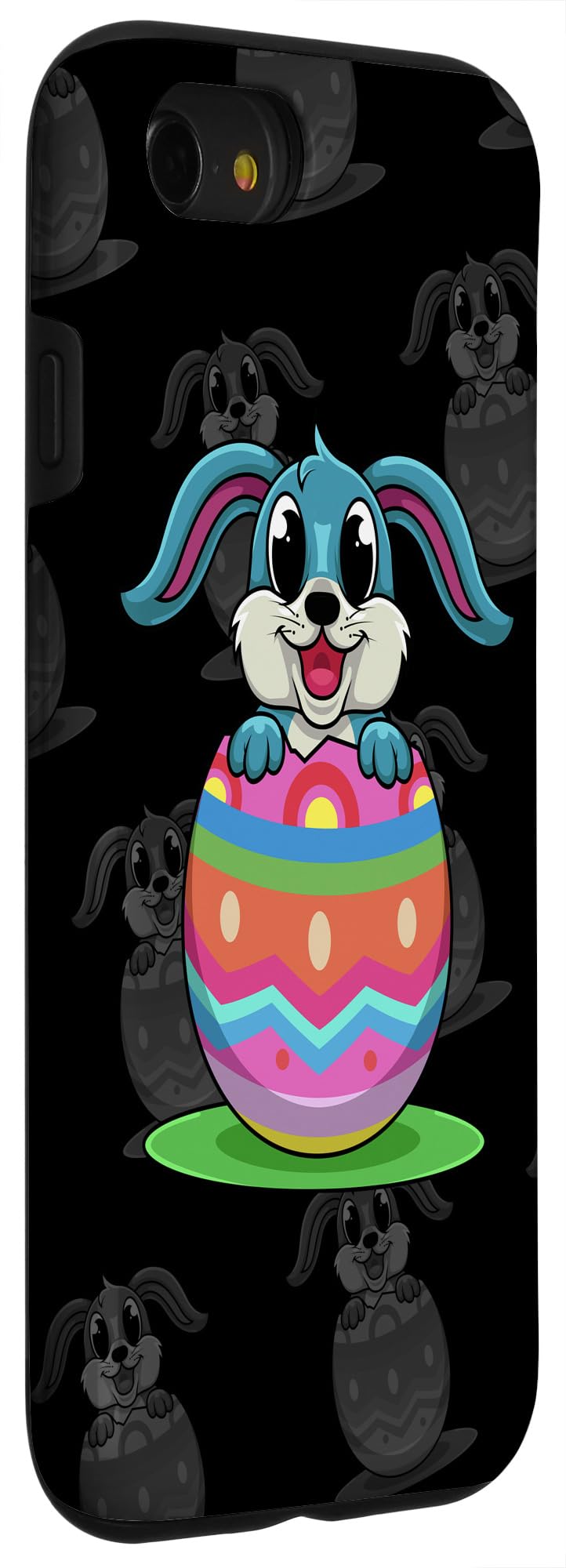 iPhone SE (2020) / 7 / 8 Cute Easter Bunny Phone Case - Colorful Easter Egg Design - Perfect for Easter Gifts & Spring Celebrations