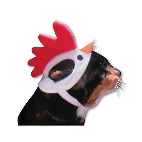 Funny Rooster Cat Hat for Adults - Cute Animal Costume Accessory for Halloween, Cosplay, and Parties