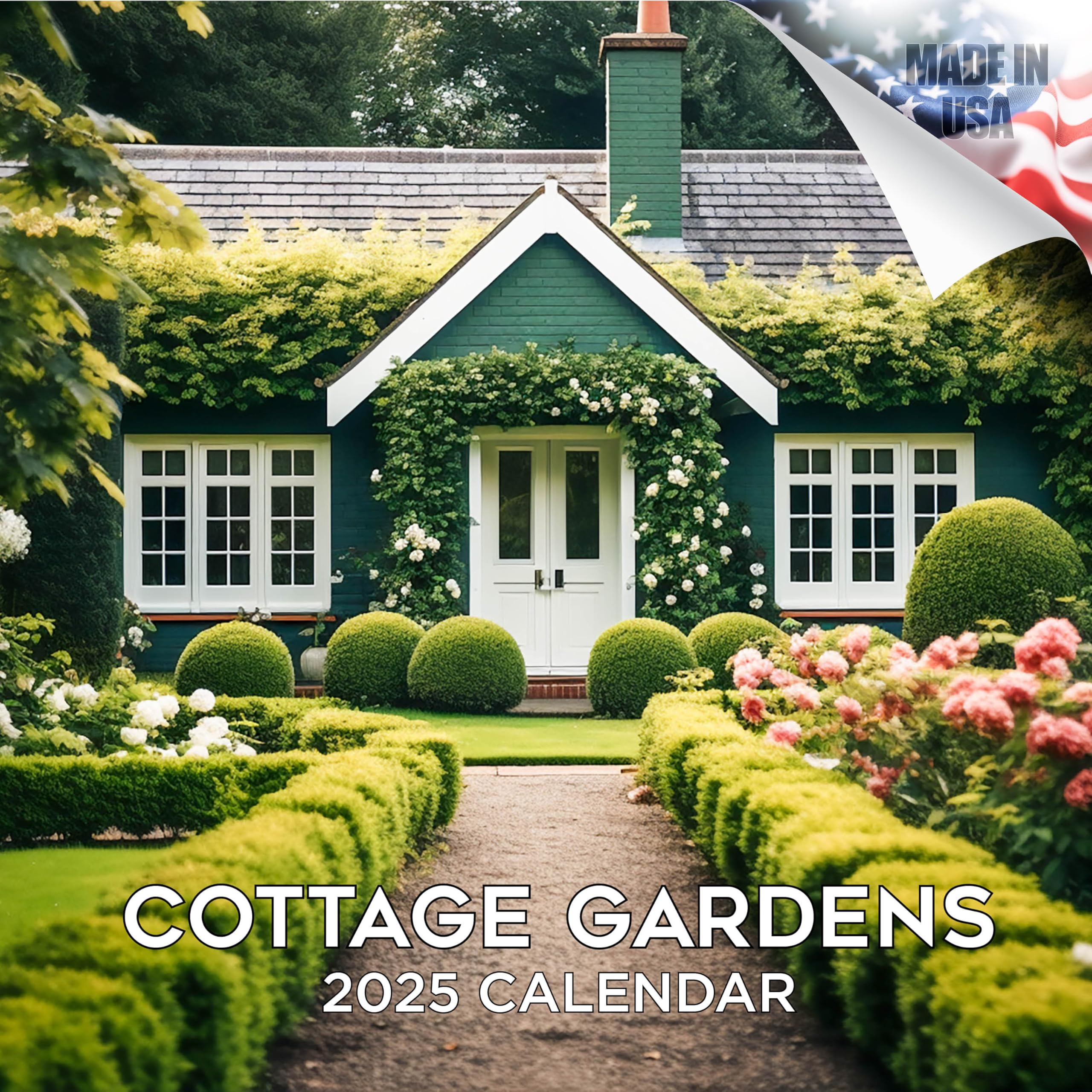 2024-2025 English Gardens Wall Calendar - 12