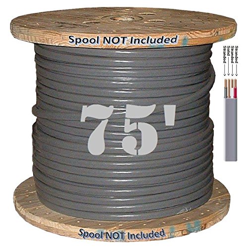 8/3 UF-B Underground Feeder Cable - Direct Burial Electrical Wire for Outdoor & Underground Use - Perfect for Sheds, Barns, and Landscape Lighting Installations