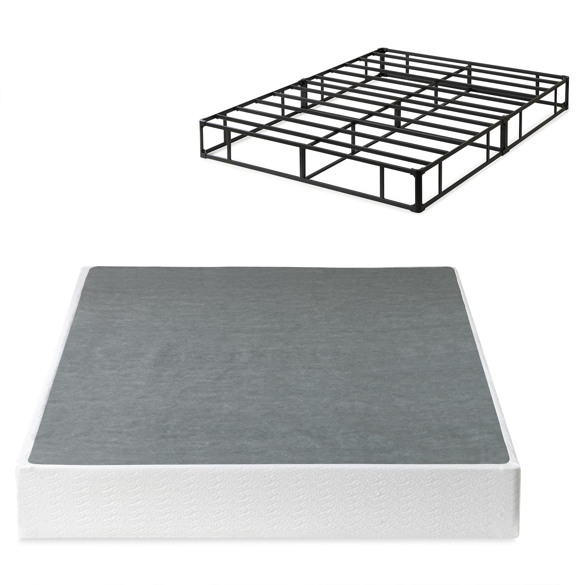 ZINUS 9 Inch Metal Smart Box Spring - Full Size Mattress Foundation with Strong Steel Frame | Quick & Easy Assembly | Bedroom Furniture for Home, Guest Room, Dormitory