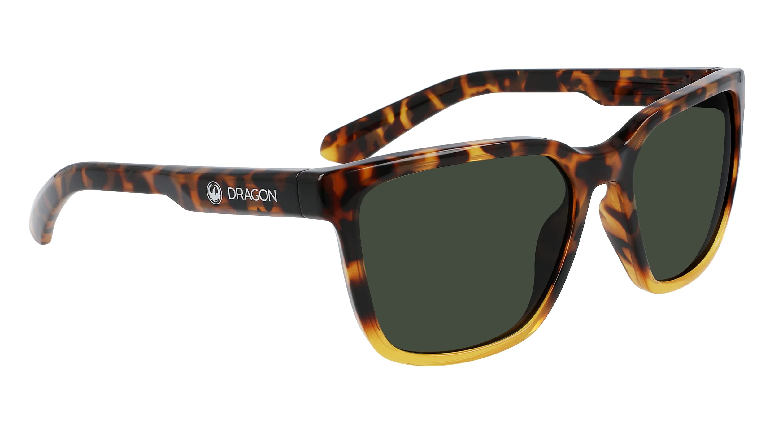 Dragon Square Sunglasses for Men - Polarized UV Protection Aviator Style - Perfect for Driving, Beach, and Outdoor Activities