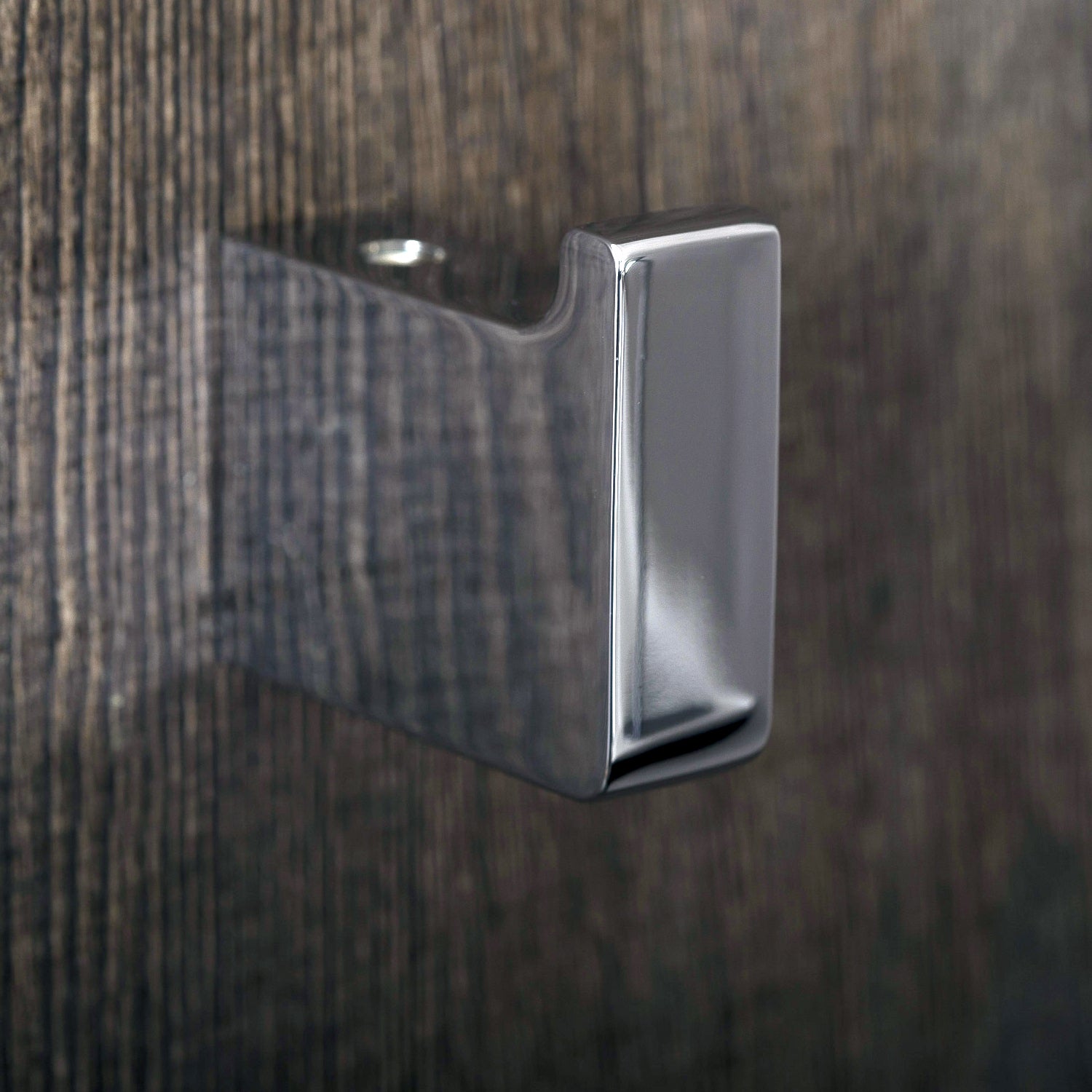 Premium COSMIC Extreme Single Bathroom Hook - Wall Mounted Brass Hook with Chrome Finish (11/16 x 1 3/4 x 2 Inches) - Perfect for Towels, Robes & Bathroom Organization