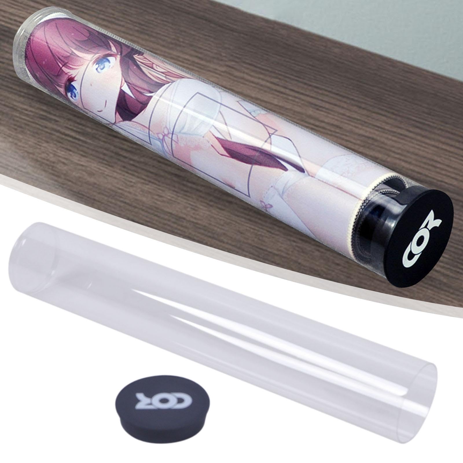Oshhni Waterproof PVC Playmat Case - Portable Board Games Storage Tube for Card Play Mats & Posters | Perfect for Travel, Game Nights & Outdoor Activities