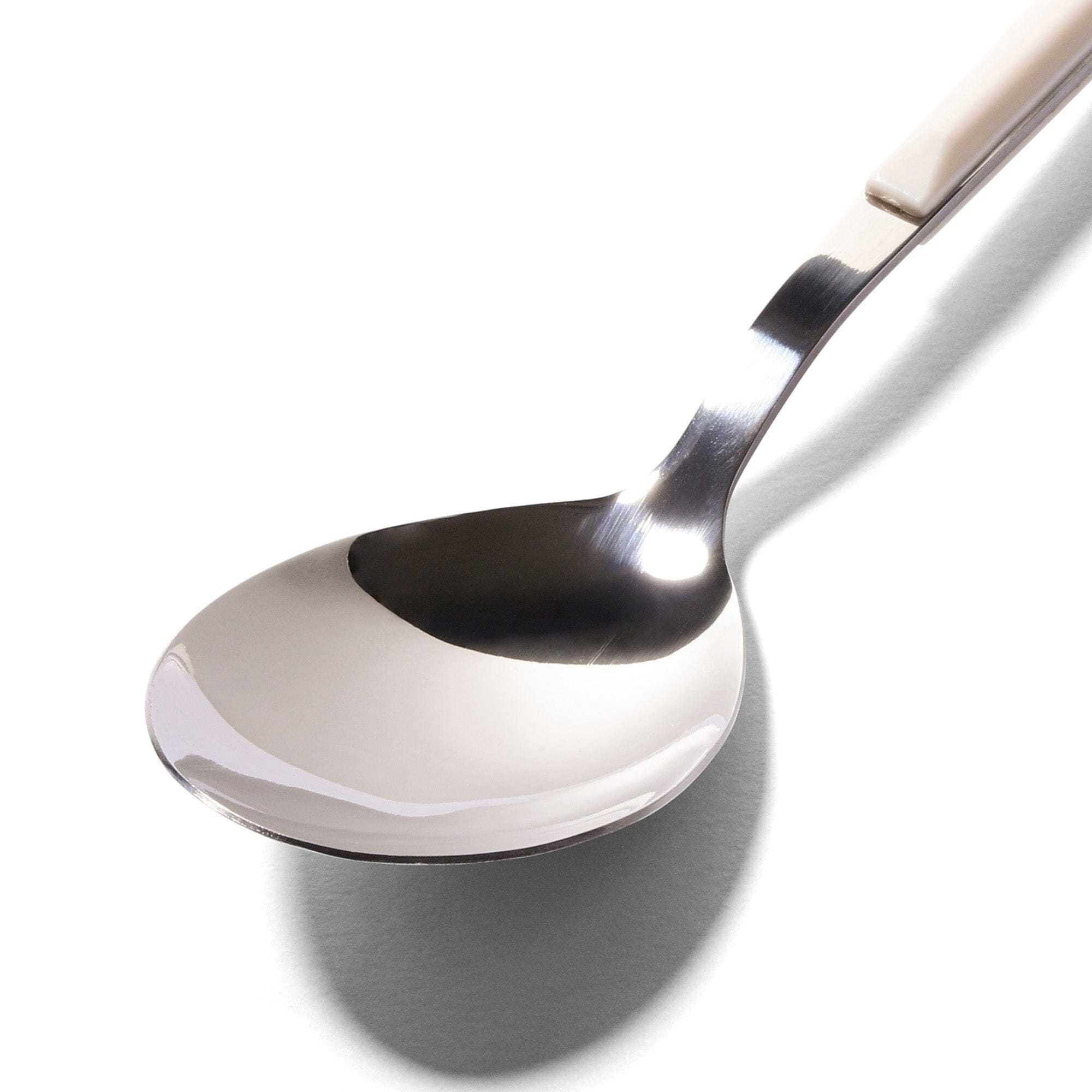 Premium White Color Handle Dinner Spoon - Durable & Stylish Cutlery for Everyday Dining, Restaurants, and Parties