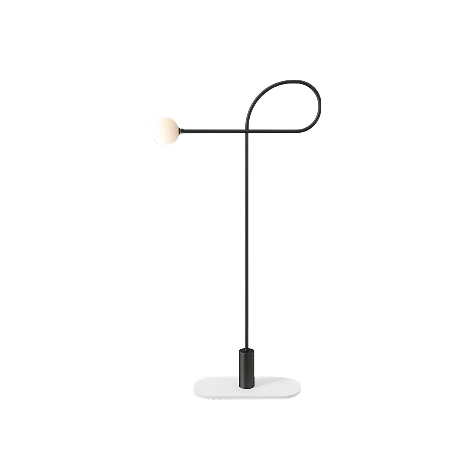 Arcane Orb Floor Lamp - Modern LED Standing Light with Adjustable Brightness for Living Room, Bedroom, or Office Decor