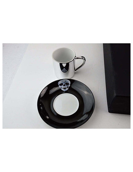 Premium HIRST Anamorphic Espresso Cups Set of 6 - Unique Distorted Design Coffee Mugs for Home, Office & Cafe Use