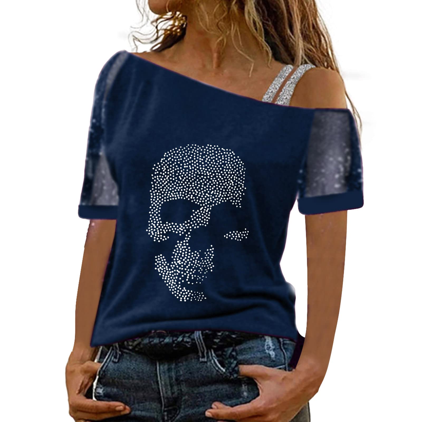 Women's Floral Print Blouses - Casual Tunic Tops with Crewneck for Summer & Fall | Workout Tank Tops for Gym & Everyday Wear