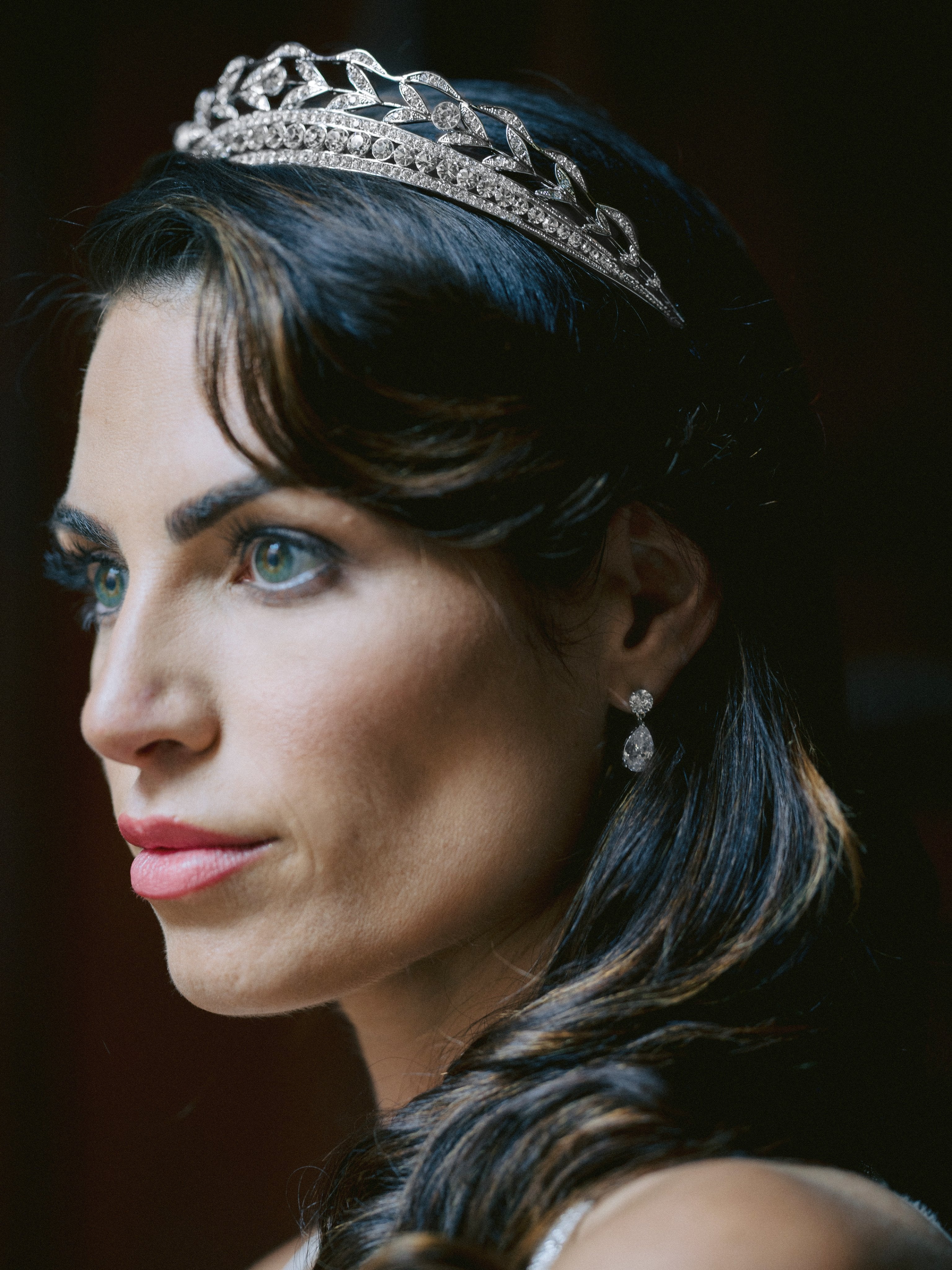 KENNEDY Bridal Tiara - Sparkling Rhinestone Wedding Crown for Bride | Perfect for Bridal Showers, Weddings & Special Occasions