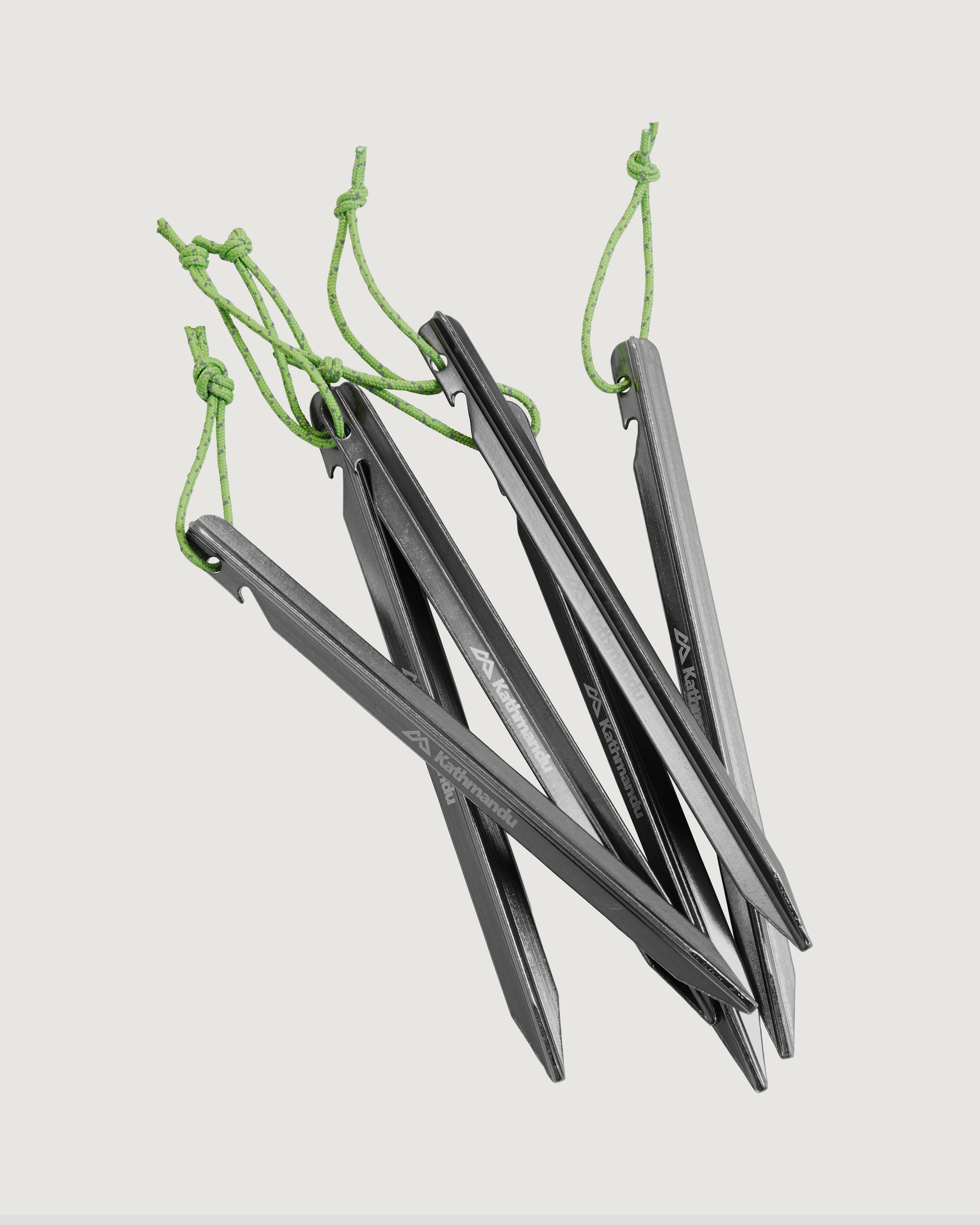 6PC Aluminum Y Stake Tent Pegs - Heavy Duty Silver Tent Stakes for Camping, Hiking & Outdoor Gear - Secure Your Tent in All Terrains