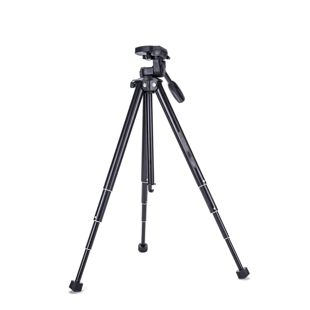 KUNYTLINN Adjustable Projector Stand - Portable Tripod for Camera, SLR, Telescope, Home Theater & Office Meetings | Heavy Duty Black Metal Base | Perfect for Indoor & Outdoor Photography, Presentations & Movie Nights