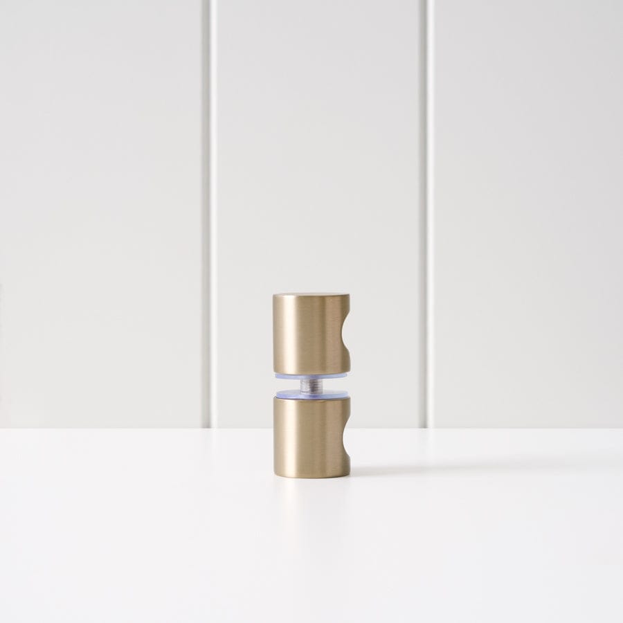 Brushed Nickel Shower Door Handle - Warm Finish for Bathroom & Shower Safety - Perfect for Modern Home Renovation and Spa-Like Experience