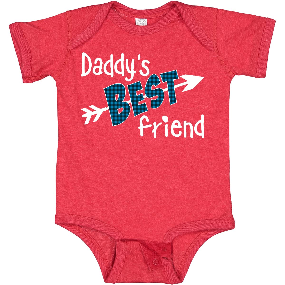 Inktastic Daddy's Best Friend Arrow Plaid Baby Bodysuit - Cute Outfit for Family Gatherings & Photo Shoots