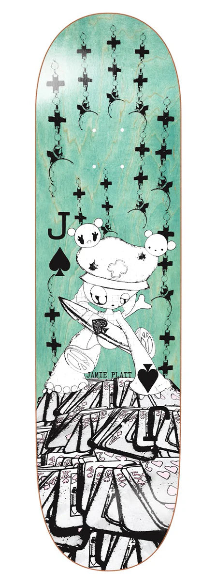 Polar Jamie Platt Casino Deck Skateboard (8.25/8.5) - Premium Quality Skateboard for Street & Park Riding - Perfect for Skaters & Collectors