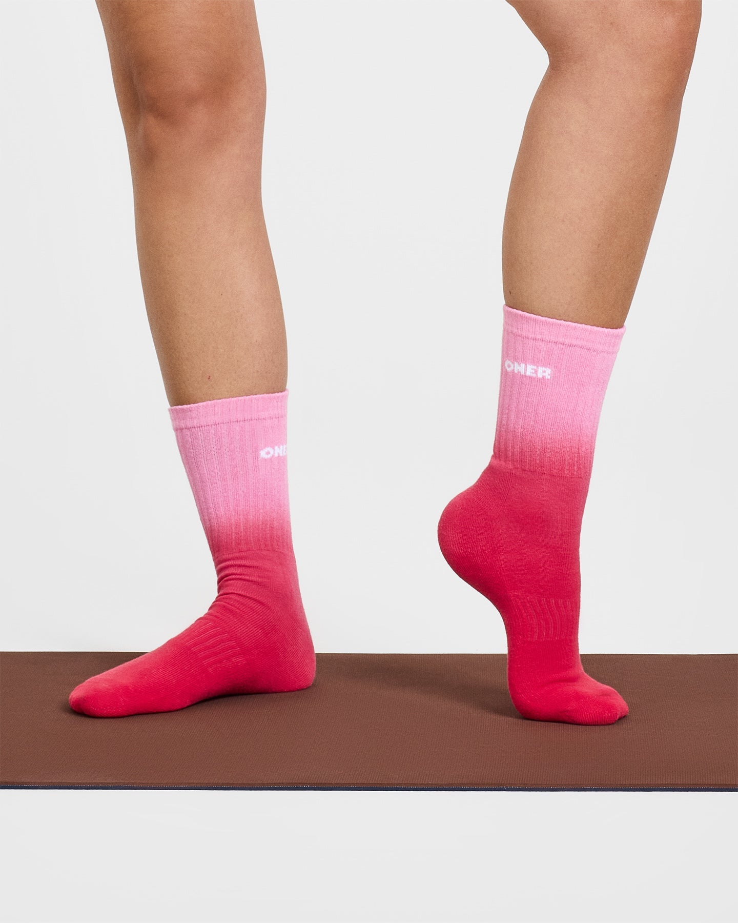 Oner Heart Crew Socks 3 Pack - Sweetie, Berry Bloom & Rosewood | Women's Comfortable Cotton Socks for Everyday Wear, Workout & Casual Outfits