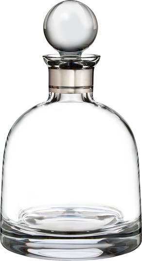 Elegant Crystal Decanter with Stopper - Premium Glass Liquor Decanter for Whiskey, Brandy & Wine - Perfect for Home Bars, Gifts & Entertaining