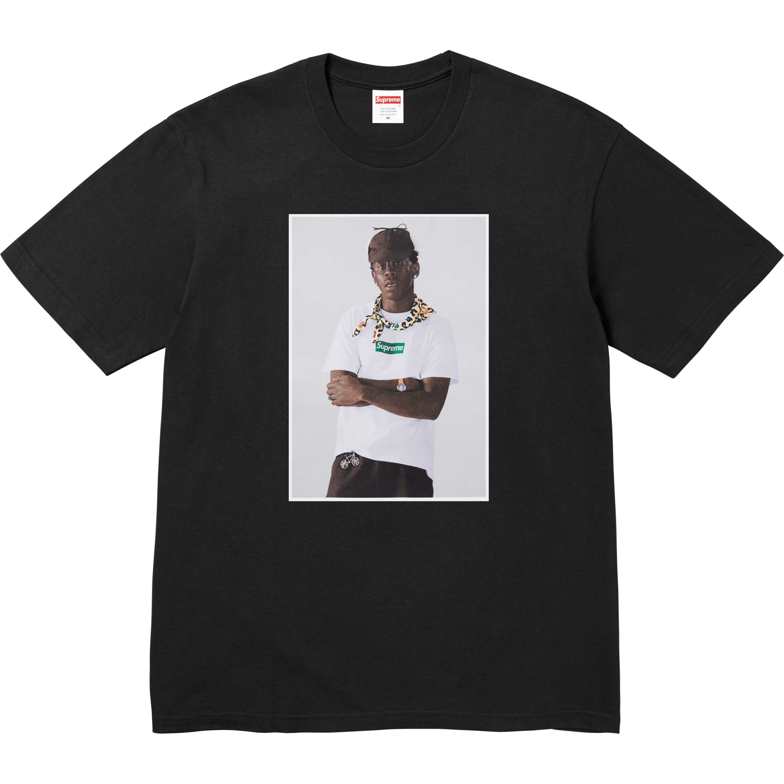 SUPREME 24FW TYLER, THE CREATOR Graphic T-Shirt - Streetwear Fashion Tee for Men | Hip Hop Concert Outfit & Urban Style Essential
