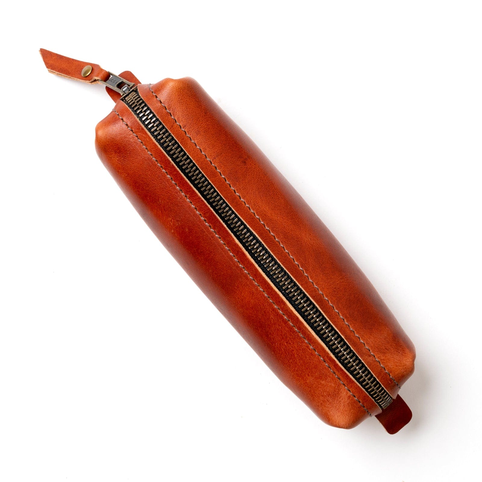 Premium Genuine Leather Pencil Case for School & Office - Stylish Organizer for Pens, Markers & Art Supplies - Perfect Gift for Students & Professionals