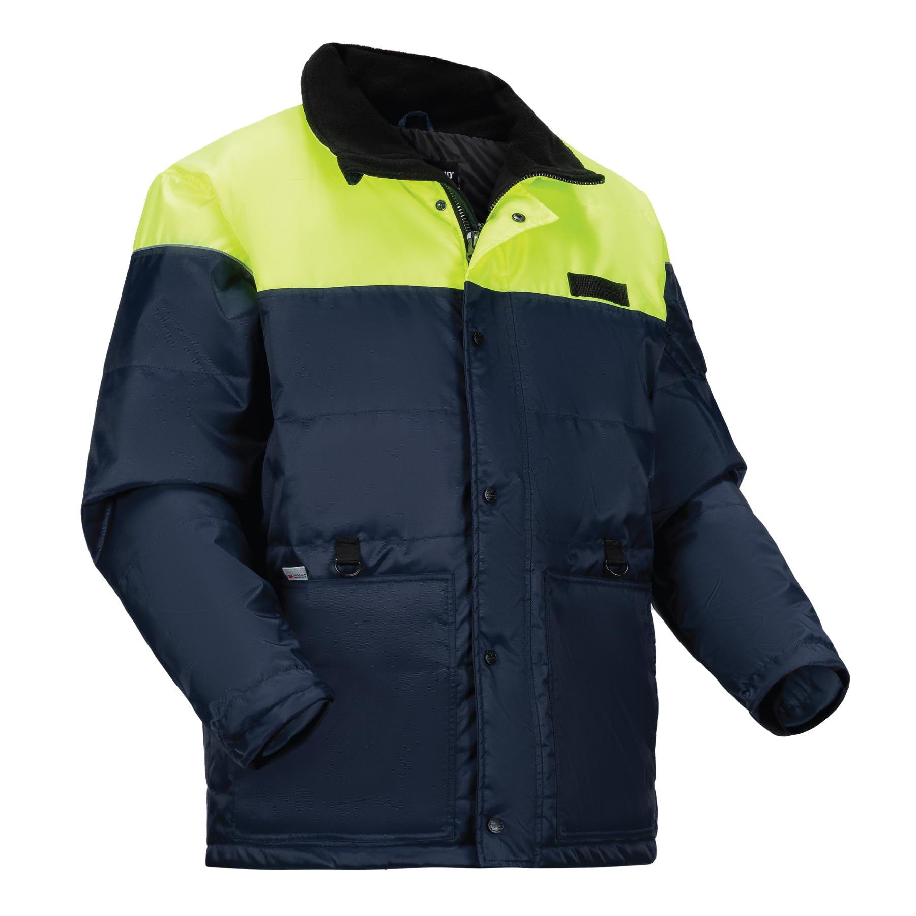 Ergodyne N-Ferno 6476 Insulated Freezer Jacket - Cold Storage Workwear for Men & Women - Waterproof & Windproof Winter Coat for Warehouse, Food Processing & Industrial Workers