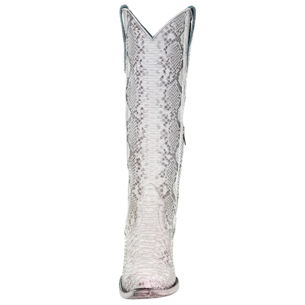 CORRAL Women's A3789 Python Tall Western Boots - Snip Toe Cowgirl Boots for Country Dancing & Rodeo Events
