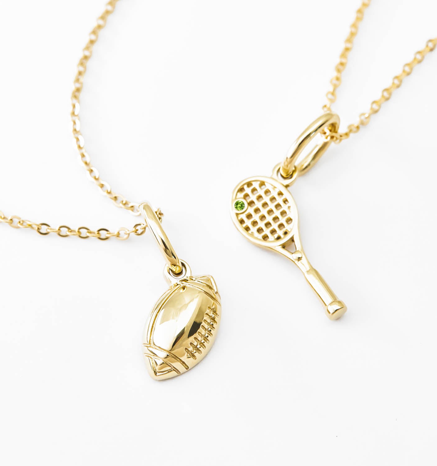 Football Pendant Necklace for Men & Women - Sports Jewelry Gift for Soccer Players & Fans - Perfect for Game Day & Casual Wear
