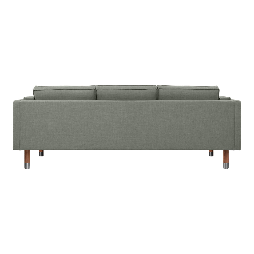 Gus Modern Augusta Sofa - Mid-Century Modern Fabric Sofa for Living Room, Lounge & Office - Comfortable 3-Seater Couch with Sturdy Wooden Legs