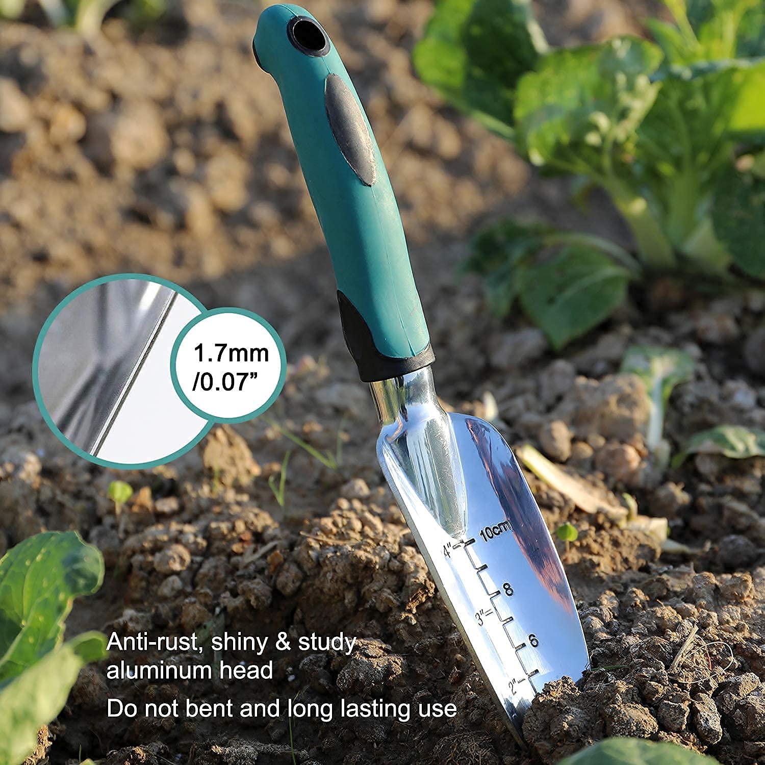 FANHAO 100% Heavy Duty Metal Garden Hose Nozzle with 8 Spray Patterns - Durable Garden Tools Set for Watering, Cleaning & Car Washing - Perfect for Lawns, Patios & Outdoor Use