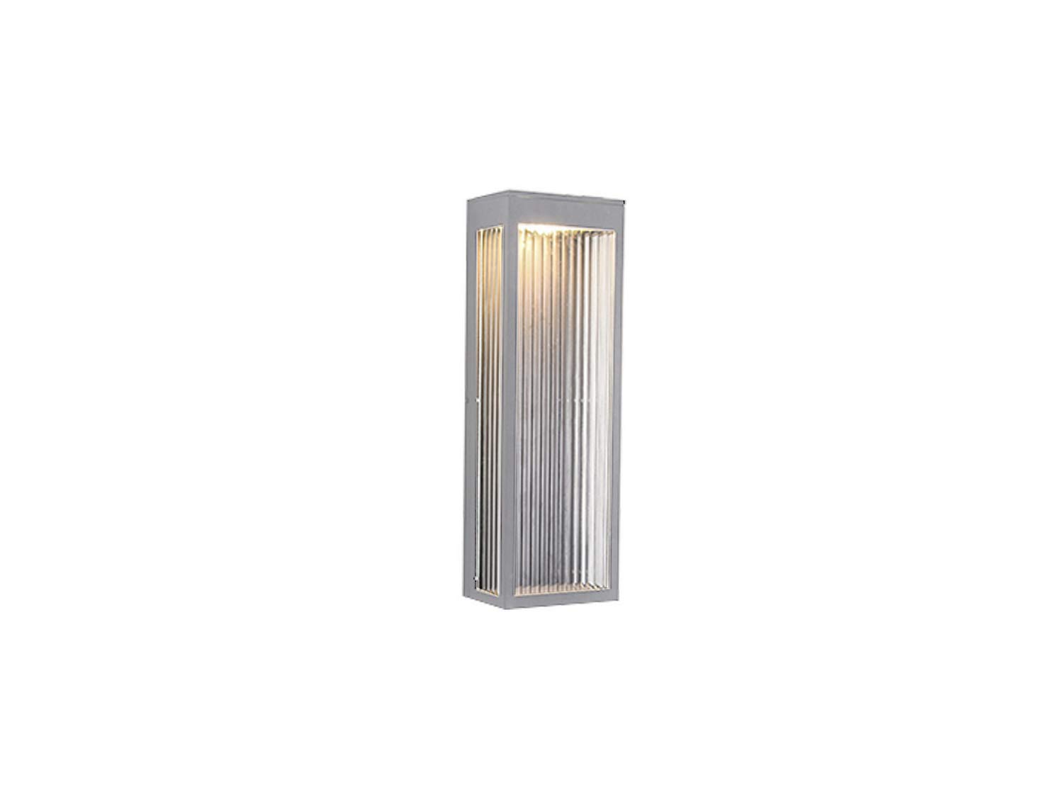 Avenue Outdoor LED Wall Sconce - AV9902-SLV - Modern Exterior Light Fixture for Patio, Garden & Porch Lighting