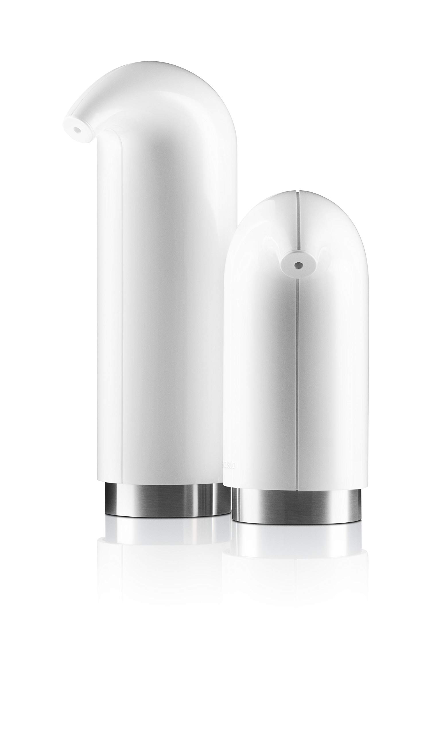 Eva Solo Soap and Lotion Dispenser Set - White ABS Plastic Bathroom Dispenser for Hand Soap & Lotion - Perfect for Kitchen, Bathroom, and Spa Use