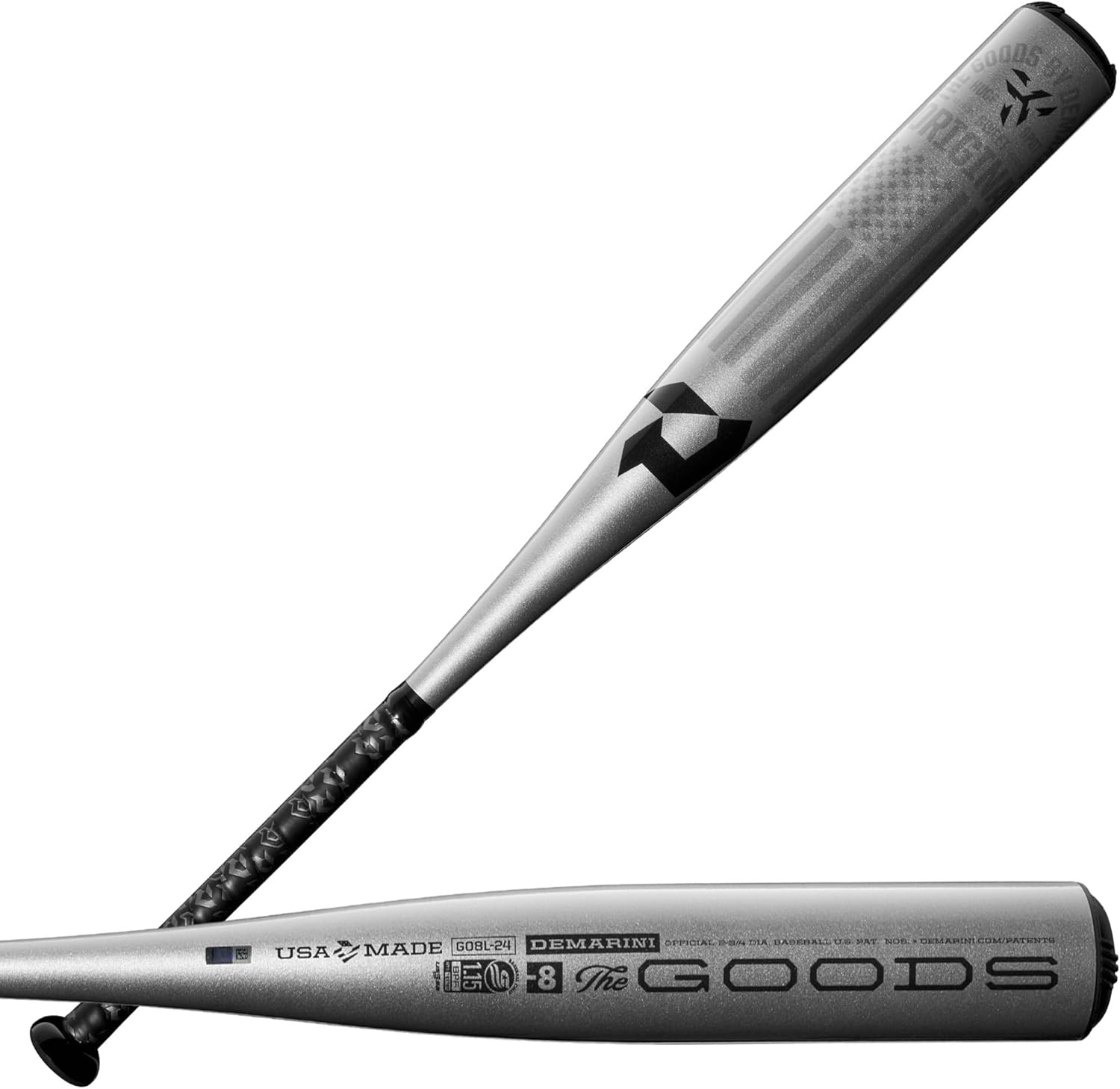 DeMarini 2024 The Goods One Piece USSSA Baseball Bat - 2 ¾