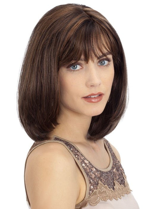 Celine Synthetic Wig with Mono Top - Natural Looking Heat Resistant Hairpiece for Cosplay, Parties & Daily Wear