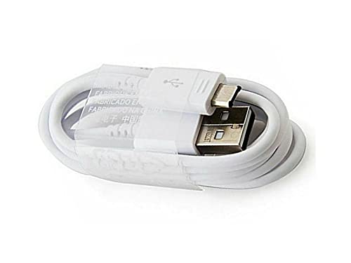 iTechCover® Replacement USB Charging Cable for Garmin Edge 520 Plus Bike Computer - Micro USB Cord (3.3ft/1m, White) - Durable Power Lead Wire for Cycling GPS & Bike Computer Accessories