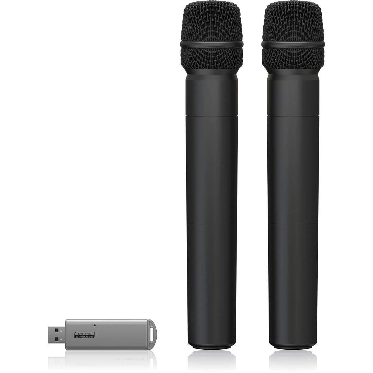 Behringer Ultralink ULM202USB Wireless USB Dual Microphone System for Podcasting, Streaming & Recording - Professional Studio-Quality Audio Solution