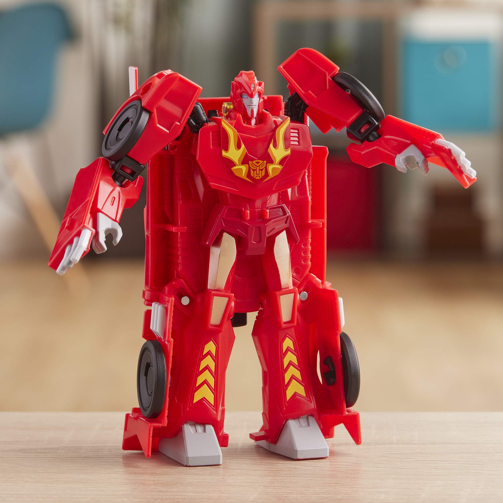 Transformers Cyberverse Ultra Hot Rod Action Figure – Collectible Robot Toy for Kids & Adults – Perfect for Display, Play & Gifting