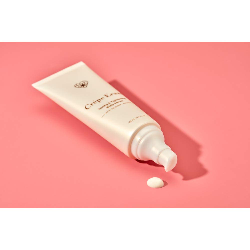 Crepe Erase Toning & Tightening Body Serum for Aging Skin - 4 Fl Oz - Anti-Aging Firming Lotion for Arms, Legs & Neck - Perfect for Daily Skincare Routine