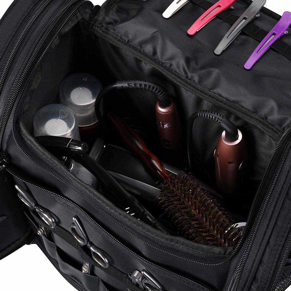 Professional Barber Bag & Makeup Backpack for Hairstylists & Artists - Waterproof Travel Organizer for Salon Tools, Cosmetics & Hair Accessories - Perfect for Mobile Stylists, Salon Professionals & Makeup Artists On-The-Go