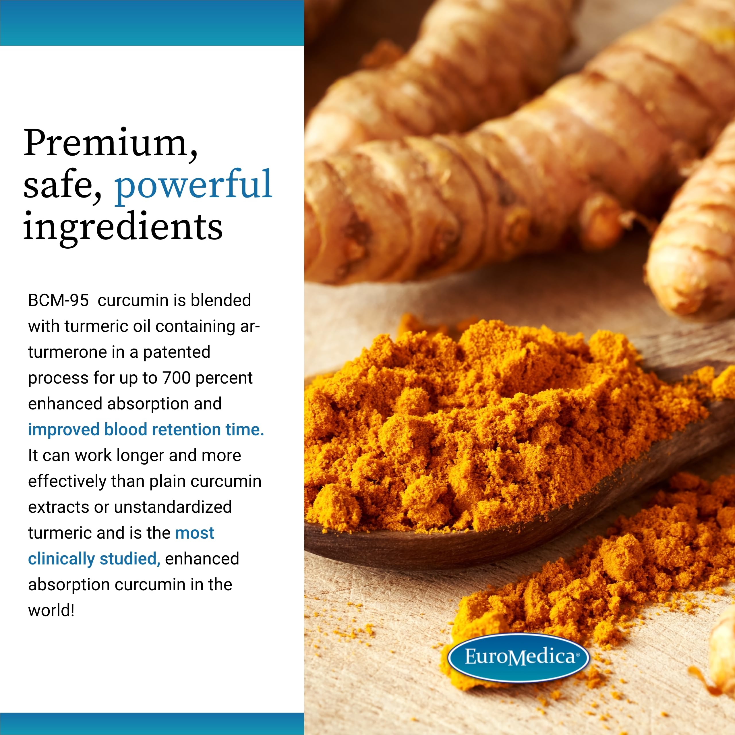 Euromedica Curaphen Extra Strength - Premium Turmeric Curcumin & Boswellia Supplement for Joint Support, Muscle Recovery & Circulation Health - Natural Anti-Inflammatory Pain Relief - 120 Tablets - Ideal for Athletes, Seniors & Active Lifestyles