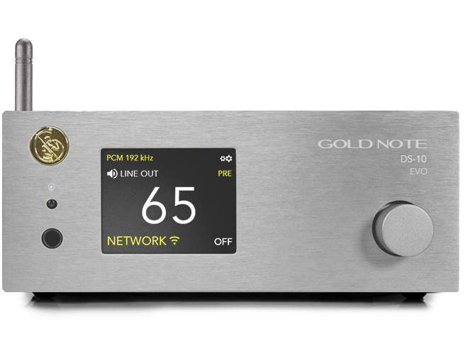 Gold Note DS-10 EVO High-End Streamer & DAC/Preamplifier (2023 Model) - Audiophile Music System for Home Theater & Hi-Fi Listening Rooms