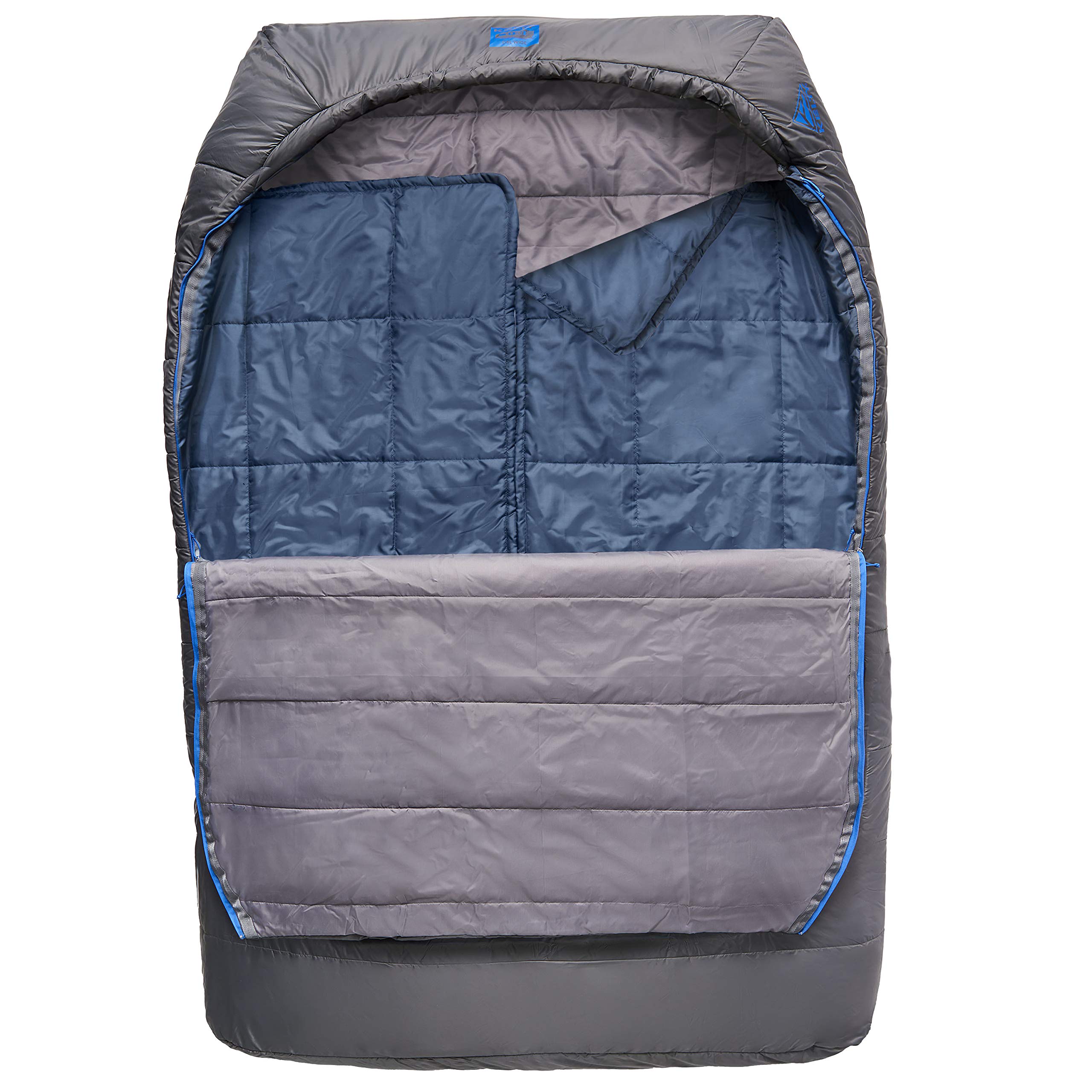 Kelty Tru.Comfort Doublewide 20 Degree Synthetic Sleeping Bag for 2 Persons - Lightweight Waterproof Couples Camping Sleeping Bag for Backpacking, Hiking & Family Outdoor Adventures