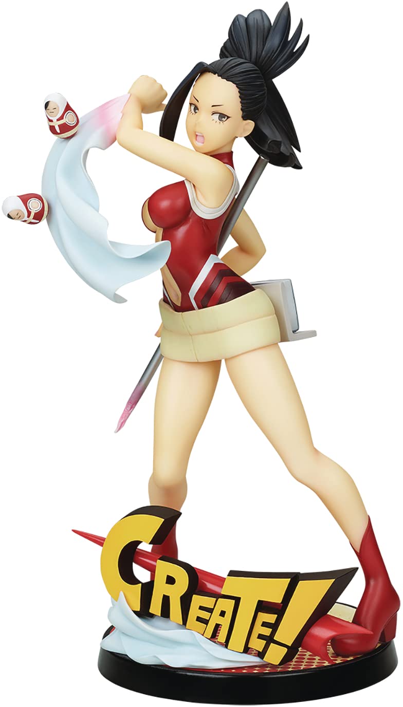 Bellfine My Hero Academia Momo Yaoyorozu Hero Suit Version 1/8 Scale PVC Anime Figure - Collectible Action Figure for Anime Fans, Perfect for Display & Gift Giving