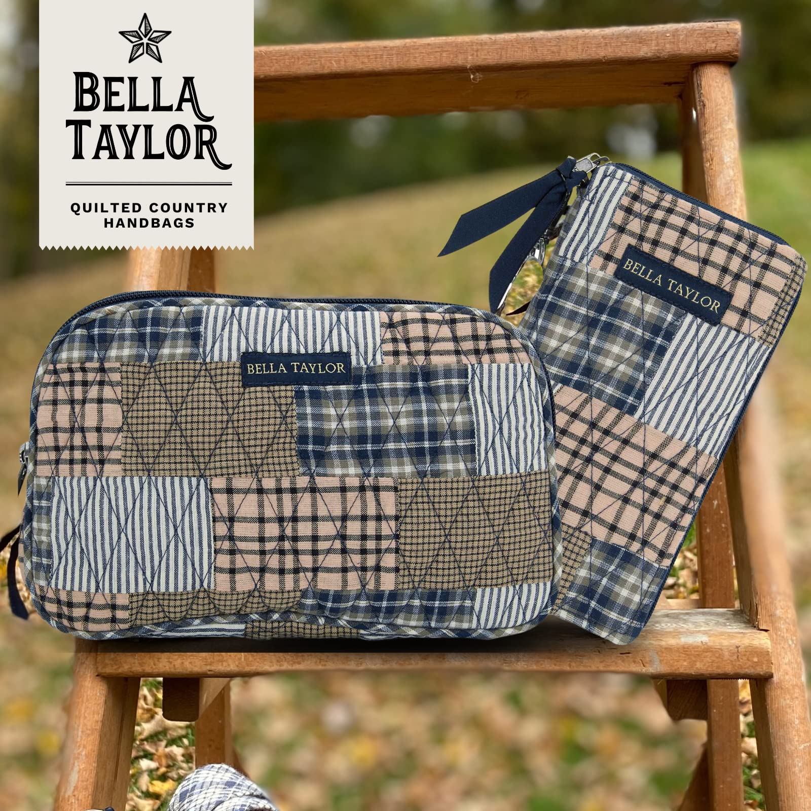 Bella Taylor Claire Crossbody Shoulder Bag for Women - Stylish Multi-Compartment Purse with Adjustable Strap, Perfect for Work, Travel & Everyday Use