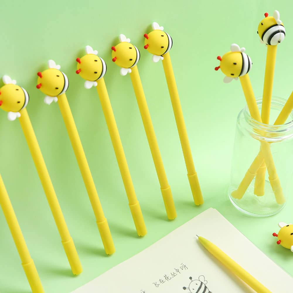 12Pcs Cute Pineapple Gel Pens - Colorful Fruit-Themed Writing Pens for School, Office & Journaling - Smooth Ink Neutral Pens for Kids, Students & Stationery Lovers - Perfect Gift & School Supplies (Orange)