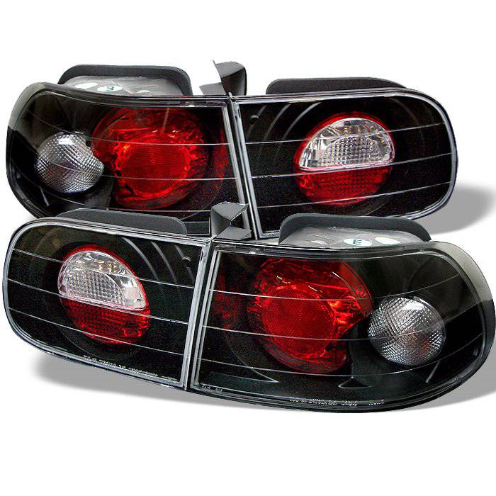 ALTEZZA Tail Lights for 1992-1995 Honda Civic 3-Door Hatchback - Direct Fit Replacement (Does Not Fit 2/4 Door Models) - Upgrade Your Car's Rear Style for Night Driving & Car Shows