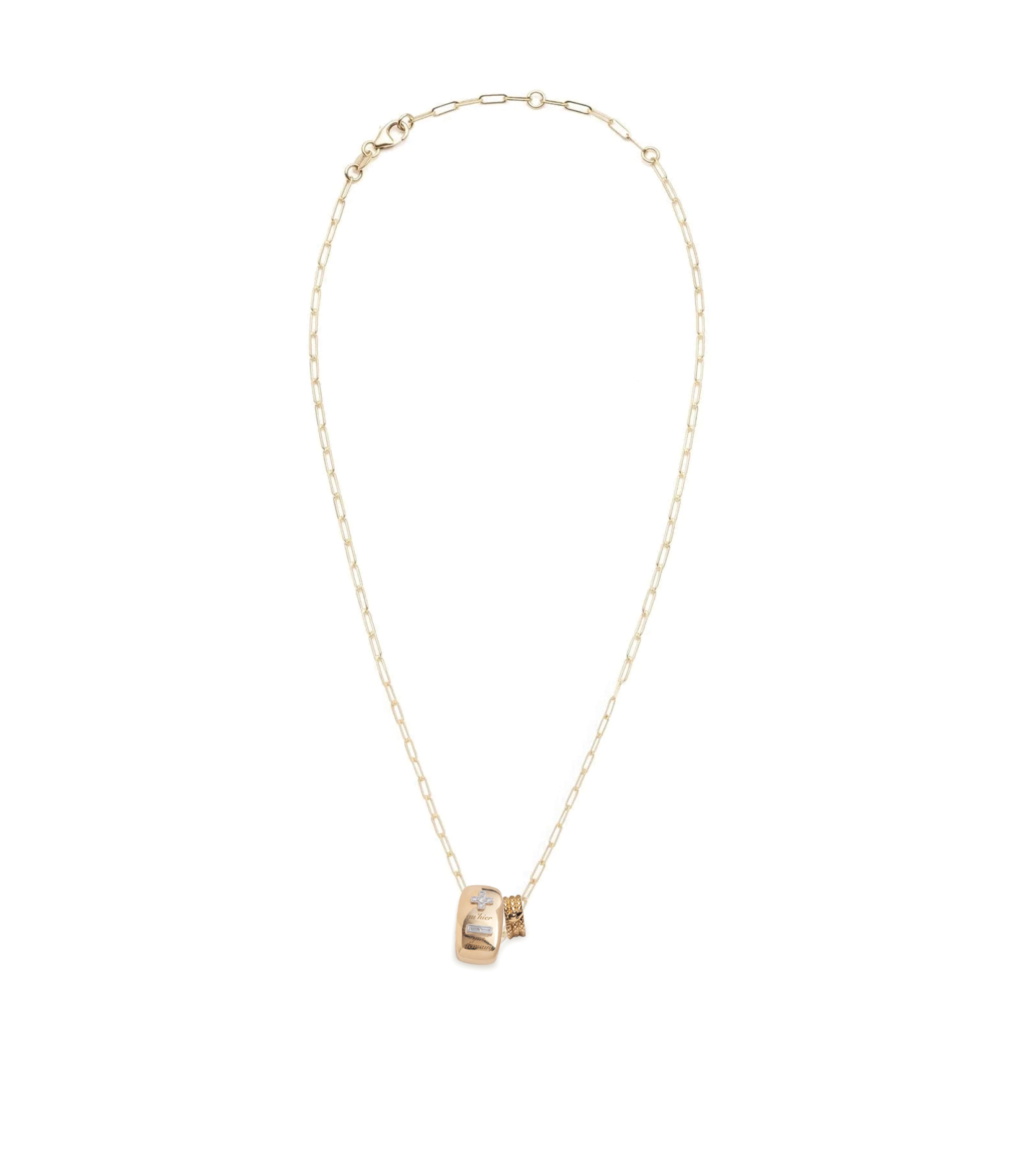 Ever Growing & Wholeness Super Fine Clip Necklace - Dainty Gold Layering Chain for Women, Minimalist Everyday Jewelry - Perfect for Office, Date Night & Gift Giving