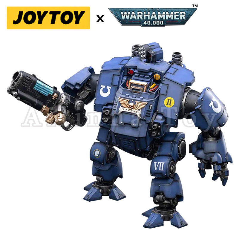 JOYTOY 1/18 Warhammer 40K Ultramarines Redemptor Dreadnought Action Figure - Brother Tyleas Reissue | Collectible Model for Warhammer Fans & Tabletop Gaming Enthusiasts