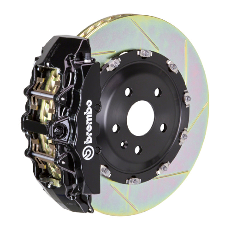 Brembo GT 6-Piston Front Big Brake Kit (Black, T1 Slotted) for Dodge Ram 1500 2004-2008 | High-Performance Braking System for Off-Road & Towing