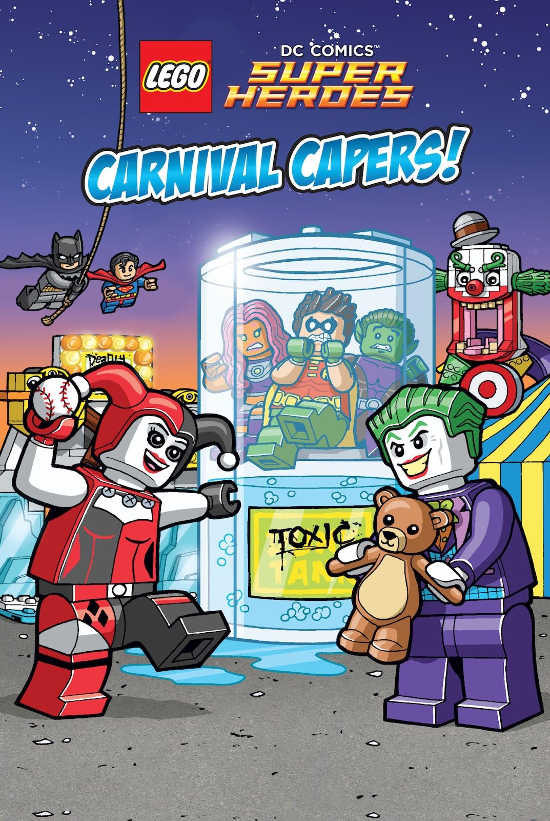 LEGO DC Super Heroes: Carnival Capers! - Level 2 Reader Book for Kids | Superhero Adventure Story | Perfect for Early Reading Practice & Bedtime Stories