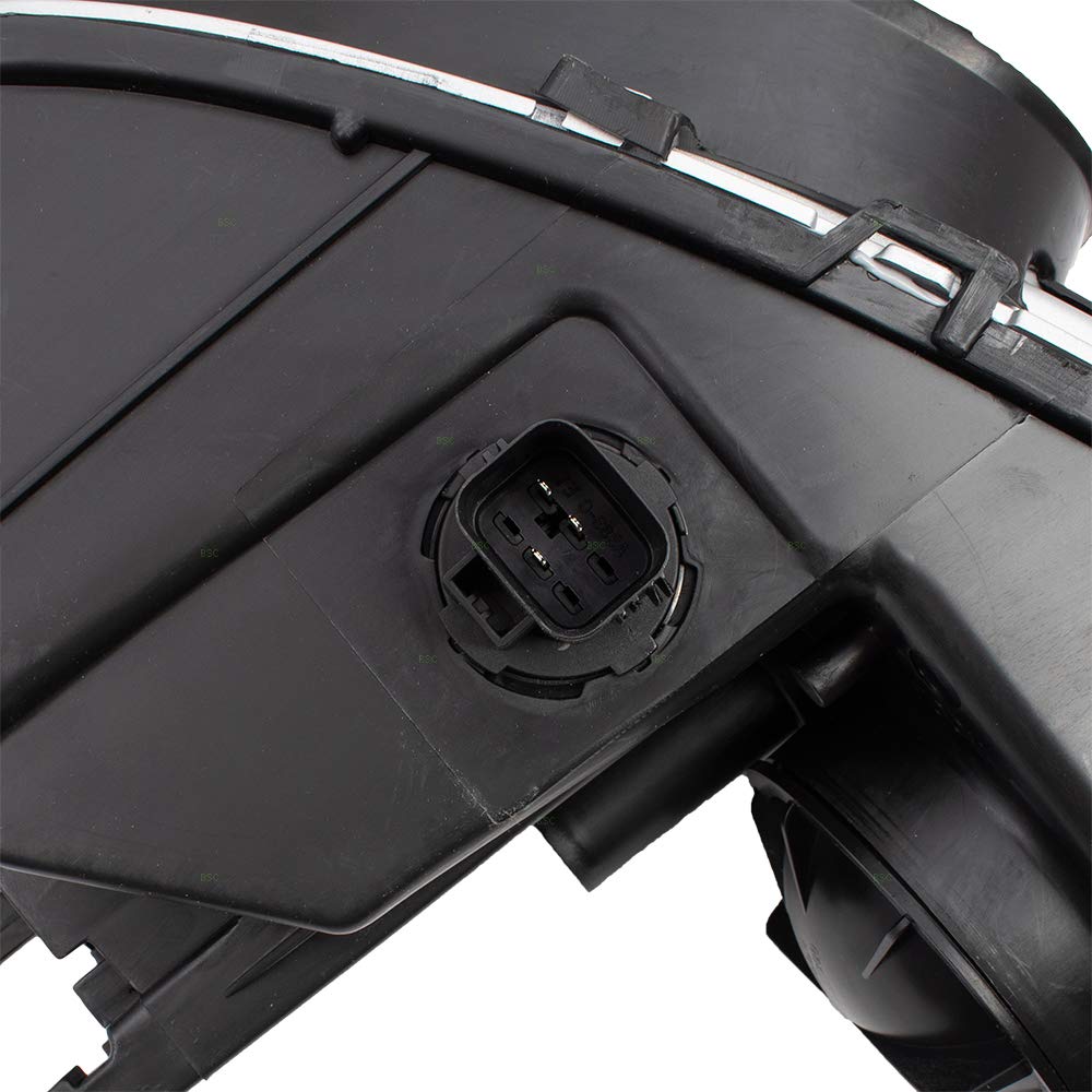 Brock Replacement Headlight Assembly Set - Driver & Passenger Side Compatible with 2005-2009 Buick LaCrosse (Part #25942066, 25942067) - Perfect for Night Driving & Foggy Conditions