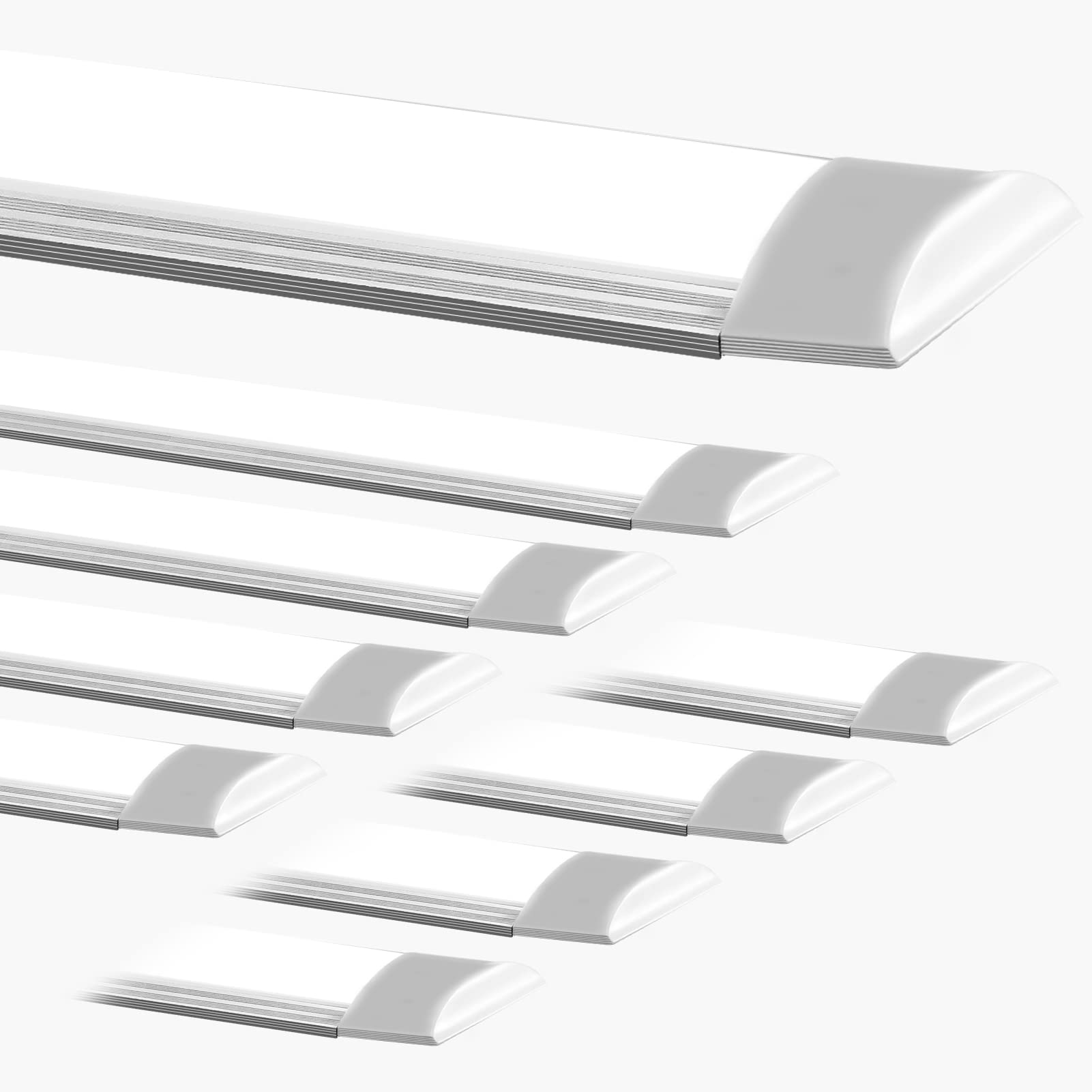 Viugreum 5000K LED Shop Lights 2FT 20W 2400lm - Ultra Bright White LED Tube Lights for Workbench, Garage, Basement, Warehouse & Storage Areas - High Output Energy Efficient Lighting Solution (Pack of 8) - Perfect for DIY Projects, Auto Repair Shops and Industrial Workspaces