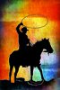 Cowboy Horse and Lasso